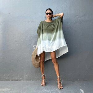 STYLE PARK JASRI DRESS in KHAKI - BNWT - ONE SIZE